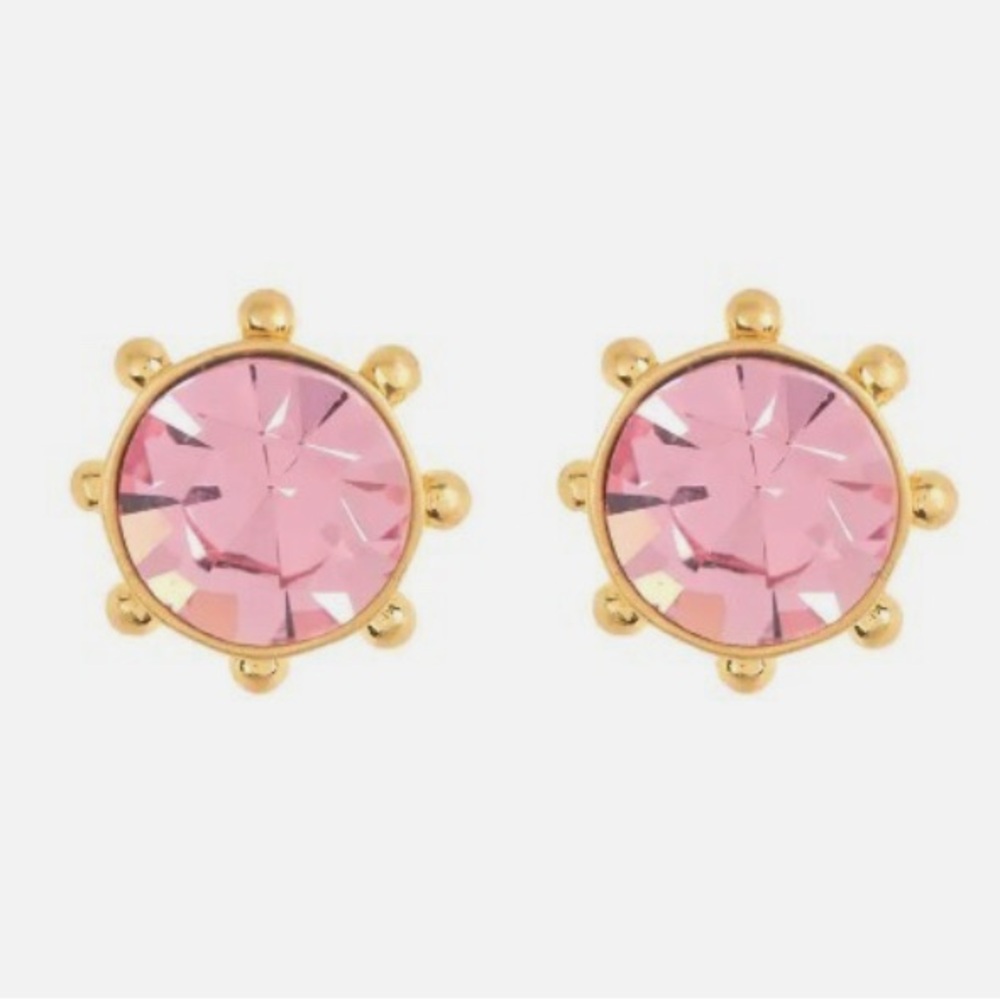 🆕 Kate Spade Pink and Gold Stud Earrings